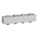 METAL WORK Supply bar for directional control valves with four valve positions 106618