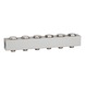 METAL WORK Supply bar for directional control valves with six valve positions 106620