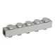 METAL WORK Supply bar for directional control valves with five valve positions 106619