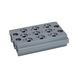METAL WORK Multiple base plate for directional control valves 106634