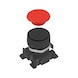 METAL WORK Push button with red and black disc 106444