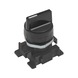 METAL WORK Short rotary lever black 2 positions 106447
