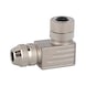 RIEGLER M12 angled cable socket five-pin with screw terminals 101635