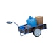 FETRA Char trans une main av bo&icirc;te 4109, cap ch 500 kg, zone ch. 1 145 x 545 mm - Chariot de transport &agrave; une main &agrave; un essieu - 2