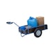 FETRA Ručn&iacute; voz&iacute;k s&nbsp;krabic&iacute; 4107, ložn&aacute; plocha 795x445 mm, 1 n&aacute;prava, 4 stěny - Hand trolley with four panel walls and pneumatic tyres - 2