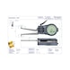 Palpeur rapide KROEPLIN L240 40–60 mm, 0,01 mm, IP67, mesure interne - Jauge de mesure électronique pour mesure intérieure d'alésages, de gorges et de rainures intérieures - 3