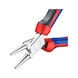 KNIPEX Round nose pliers chrome-plated with multi-component grips 140 mm Article 22 05 140 - Round nose pliers - 2