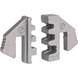 KS TOOLS Pair of crimping dies for flat plugs 4.8 and 6.3 mm, D: 0.5 - 6.0 mm - Crimping tool insert - 1