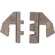 Crimping insert for DEUTSCH DTP, D: 2.5/4.0 mm&sup2; - Crimping tool insert - 1