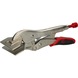 Wide-jaw flat-jaw locking pliers with easy release, 205 mm - Grip pliers - 1