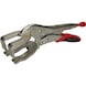 Welding locking pliers with easy release, 45 mm, L=220 mm - Grip pliers - 1