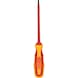 ERGOTORQUE VDE slotted screwdriver, 3 mm on hanger - ERGOTORQUE VDE slotted screwdriver - 1