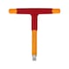 1/2 inch T-handle socket wrench with protective insulation, 200 mm - 1/2 inch T-handle socket wrench - 1