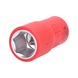 KS TOOLS 1/2 Zoll Isolierte Stecknuss, 19mm 118.1219 - 1/2 Zoll Isolierte Stecknuss - 1