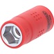 3/8 inch insulated socket, 13 mm 118.3838 - 3/8 inch insulated socket - 1