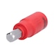 3/8 inch insulated bit socket hexagon socket, 10 mm, 60 mm long - 3/8 inch insulated bit socket hexagon socket - 1