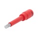 3/8 inch insulated bit socket hexagon socket, 8 mm, 122 mm long - 3/8 inch insulated bit socket hexagon socket - 1
