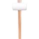 KS TOOLS White rubber mallet, 735 g - Rubber mallet - 1
