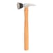 Bodywork ribbing hammer, coarse, round/pointed - Hammer, dent removal tool (parts) - 1