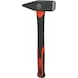 Locksmith's hammer with fibreglass handle, 1500 g - Sledgehammer - 1