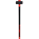 Sledgehammer with fibreglass handle, 4000 g - Sledgehammer - 1