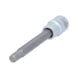 3/8 inch bit socket for hexagon socket on brake caliper, 7 mm, 92 mm long - Additional bit socket - 1