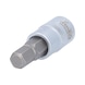 3/8-inch bit socket for hexagon socket on brake caliper, 9 mm, 50 mm long - Additional bit socket - 1