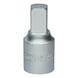 3/8 inch oil service bit socket for square socket screws, 10 mm - Oil service bit socket for square socket screws - 1