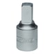 3/8 inch oil service bit socket for square socket screws, 3/8 inch - Oil service bit socket for square socket screws - 1