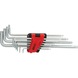 KS TOOLS TX angle pin wrench set, extra long, 10-piece - TX angle pin wrench - 1