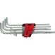 KS TOOLS Hexagon socket angle pin wrench set, extra long, 10-piece - Socket wrench (set) - 1