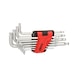 KS TOOLS Ball-end TX angle pin wrench set, long, 10-piece - TX angle pin wrench - 1