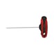 T-handle hexagon socket wrench, 2.5 mm, 130 mm on hanger - T-handle hexagon socket wrench - 1