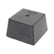 Rubber pad 16 for lifting platforms, 120 x 120 x 80 mm - Rubber pad for lifting platforms - 1