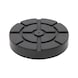 Rubber disc 23 for Ravaglioli / Werther lifting platforms, D: 123 mm - Rubber disc for lifting platforms - 1