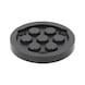 Rubber disc 24 for Zippo lifting platforms, D: 123 mm - Rubber disc for lifting platforms - 1