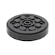 KS TOOLS Rubber disc 02 for MAHA lifting platforms, D: 120 mm - Rubber disc for lifting platforms - 1