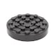 KS TOOLS Rubber disc 03 for Ravaglioli / Werther lifting platforms, D: 123 mm - Rubber disc for lifting platforms - 1