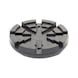 Rubber disc 04 for Nussbaum / AMI lifting platforms, D: 125 mm - Rubber disc for lifting platforms - 1