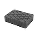 Rubber pad 03 for lifting platforms, 160 x 120 x 40 mm - Rubber pad for lifting platforms - 1