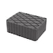 Rubber pad 04 for lifting platforms, 160 x 120 x 60 mm - Rubber pad for lifting platforms - 1
