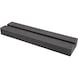 Rubber pad 09 with groove for lifting platforms, 373 x 100 x 35 mm - Rubber pad for lifting platforms - 1