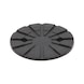 Rubber disc 25 for Stenhoj / Autop lifting platforms, D: 121 mm - Rubber disc for lifting platforms - 1