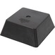 Rubber pad 19 for lifting platforms, 150 x 150 x 60 mm - Rubber pad for lifting platforms - 1