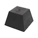Rubber pad 21 for lifting platforms, 150 x 150 x 100 mm - Rubber pad for lifting platforms - 1