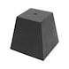 Rubber pad 22 for lifting platforms, 150 x 150 x 140 mm - Rubber pad for lifting platforms - 1