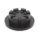 Rubber disc 37 for Nussbaum lifting platforms, D: 120 mm - Rubber disc for lifting platforms - 1