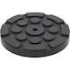 Rubber disc 38 for Herrmann lifting platforms, D: 130 mm - Rubber disc for lifting platforms - 1