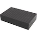 Rubber pad 29 for lifting platforms, 220 x 140 x 50 mm - Rubber pad for lifting platforms - 1