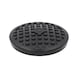 Rubber pad 03 for manoeuvring jack, D: 100 mm, omega jack - Support blocks – parts & accessories - 1